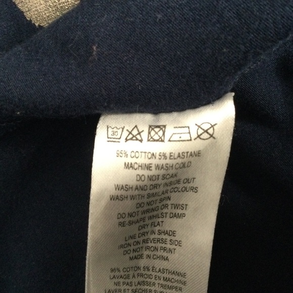 French Connection Navy and Gold Polka Dot Dress - Picture 10 of 11